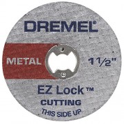 Dremel EZ456 1-1/2-Inch EZ Lock Rotary Tool Cut-Off Wheels for Metal, 5-Pack