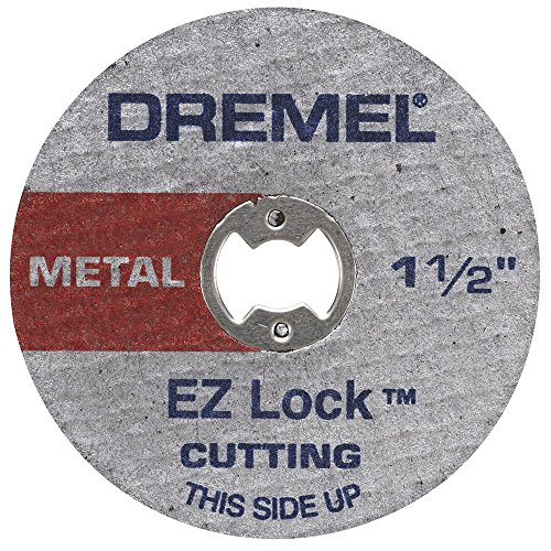 Dremel EZ456 1-1/2-Inch EZ Lock Rotary Tool Cut-Off Wheels for Metal, 5-Pack