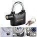 Joyluxy Goldiger Alarm Lock Anti-theft Motion Sensor Security Padlock with 3 Keys and 6 Replacement Batteries