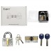 Kuject 3 in 1 Practice Lock Set, Transparent Cutaway Practice Tools for Locks...