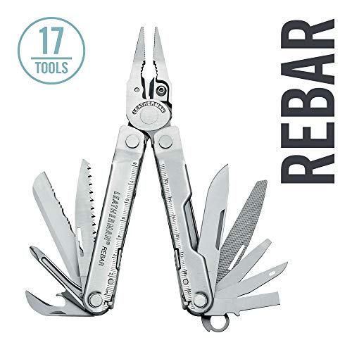 LEATHERMAN - Rebar Multitool with Premium Replaceable Wire Cutters and Saw, S...