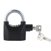 LingsFire® Creative Alarm Lock Anti-Theft Security System Door Motor Bike Bicycle Padlock 110dba Siren Heavy Duty Security Alarm Lock with 3 Keys