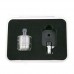Transparent Tubular Lock Set, Practice Cutaway Crystal Pin Tumbler Keyed Padl...