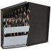 Neiko Pro 10135B Industrial Grade Left Hand Drill Bit Set, 15 Piece