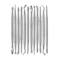 SE DD312 12-Piece Stainless Steel Wax Carvers Set