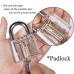 6pcs Transparent Practice Lock Set, Sopoby Visible Cutaway Pin Tumbler Keyed ...