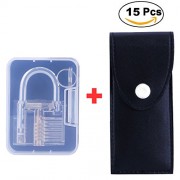 Professional Practice Tools with Transparent Lock15 PCS